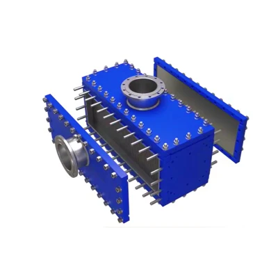 Trocador de calor de placas totalmente soldadas para alta temperatura e alta pressão
